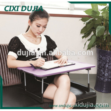 dujia Bureau d&#39;ordinateur portable de chambre à coucher réglable en hauteur design pliable